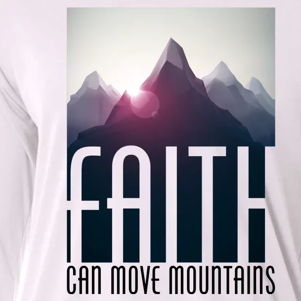 Faith Can Move Mountains Cooling Performance Long Sleeve Crew