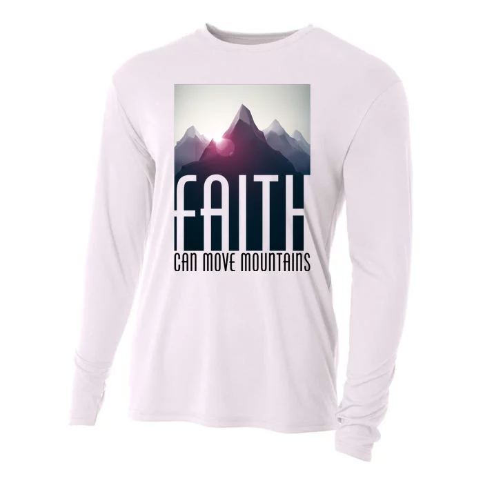 Faith Can Move Mountains Cooling Performance Long Sleeve Crew