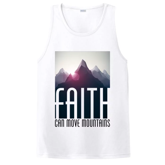 Faith Can Move Mountains Performance Tank