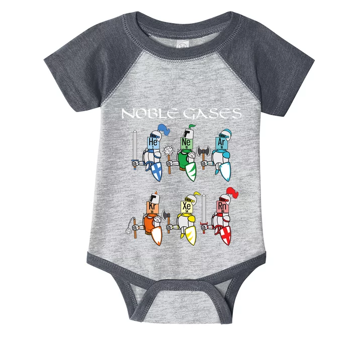 Funny Chemistry Medieval Science Noble Gases Knight Infant Baby Jersey Bodysuit