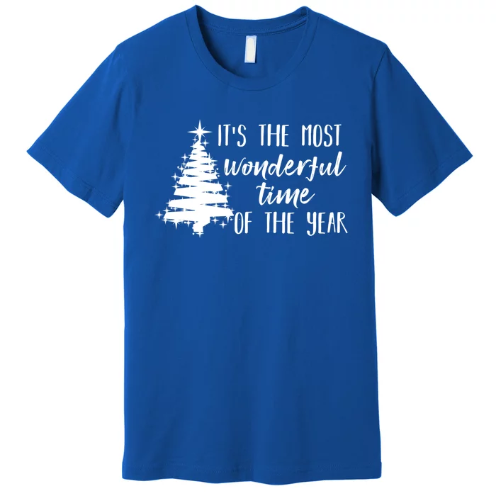 Funny Christmas Matching The Most Wonderful Time Of The Year Gift Premium T-Shirt