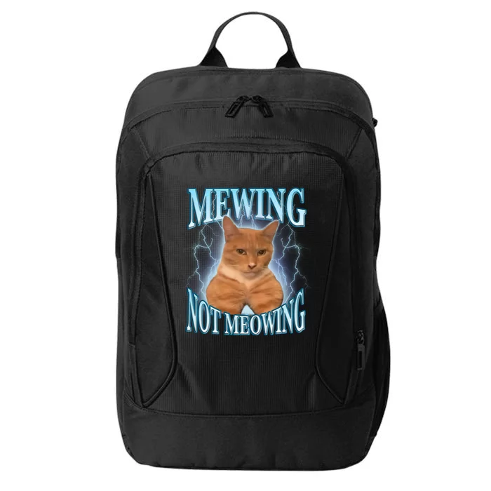 Funny Cat Meme With Meowing Looksmax Meowing Cat City Backpack