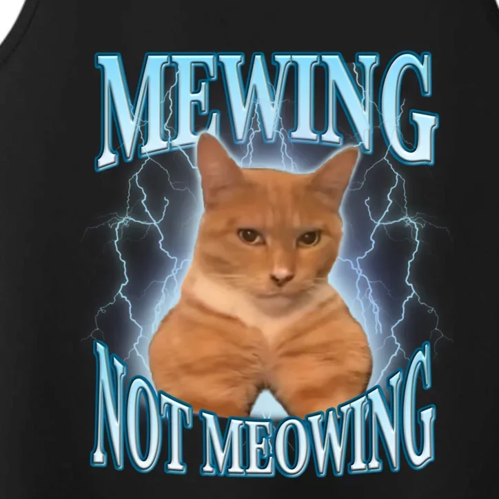 Funny Cat Meme With Meowing Looksmax Meowing Cat Performance Tank