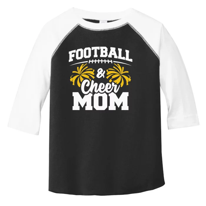 Football Cheer Mom High School Cheerleader Cheerleading Toddler Fine Jersey T-Shirt