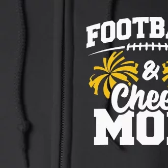 Football Cheer Mom High School Cheerleader Cheerleading Full Zip Hoodie