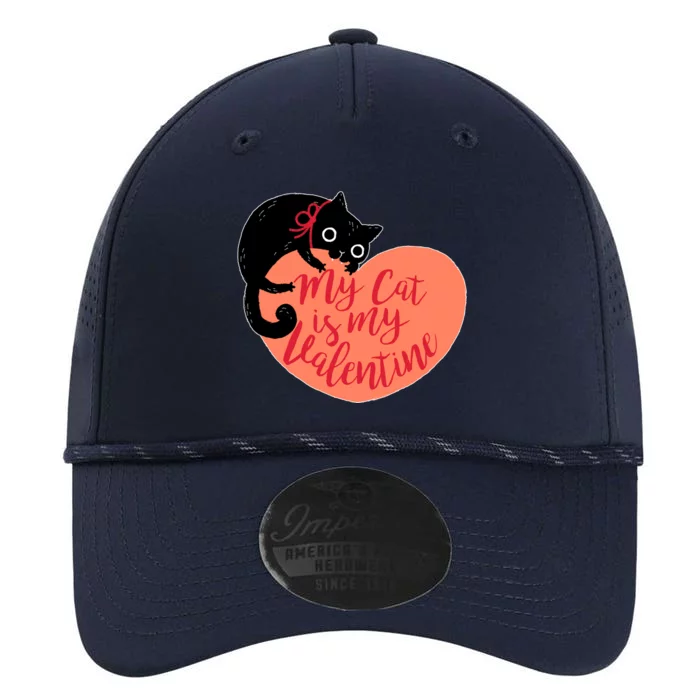 Funny Cute My Cat Is My Valentine Performance The Dyno Cap