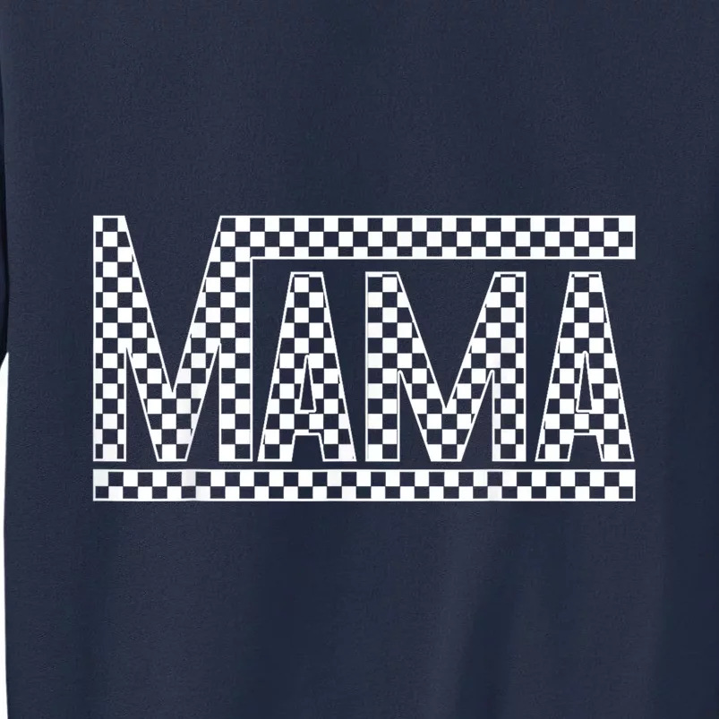 Funny Checkered Mama Black White Gift Women Sweatshirt