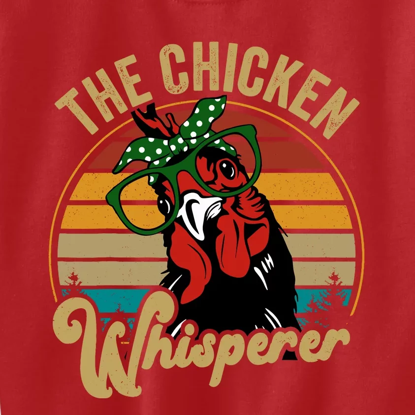 Funny Chicken Mom Chicken Whisperer Mama Hen Farm Gift Kids Sweatshirt