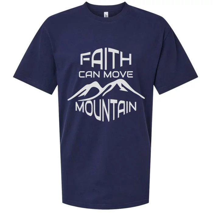 Faith Can Move Mountain Sueded Cloud Jersey T-Shirt