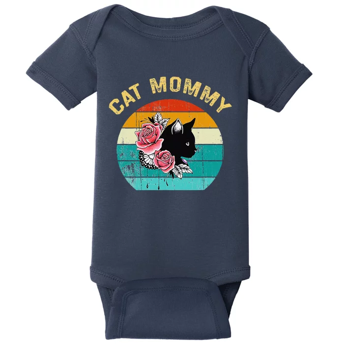 Funny Cat Mommy Cat Best Cat Mom Ever Meow With My Cat Baby Bodysuit