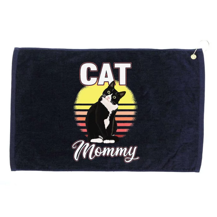 Funny Cat Mommy For Cat Lovers Grommeted Golf Towel