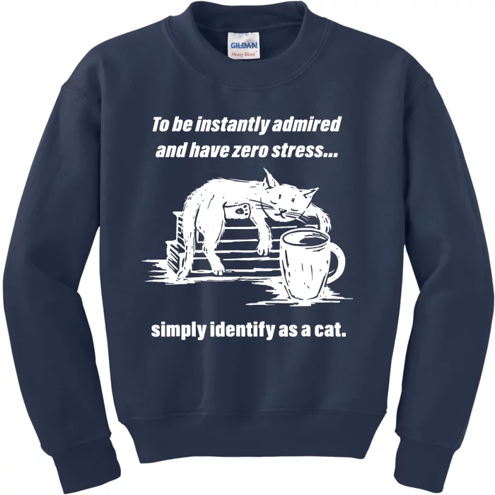 Funny Cat Meme To Have Kids Sweatshirt