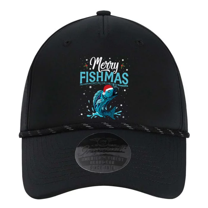 Funny Christmas Merry Fishmas Fishing Xmas Gift Cute Gift Performance The Dyno Cap