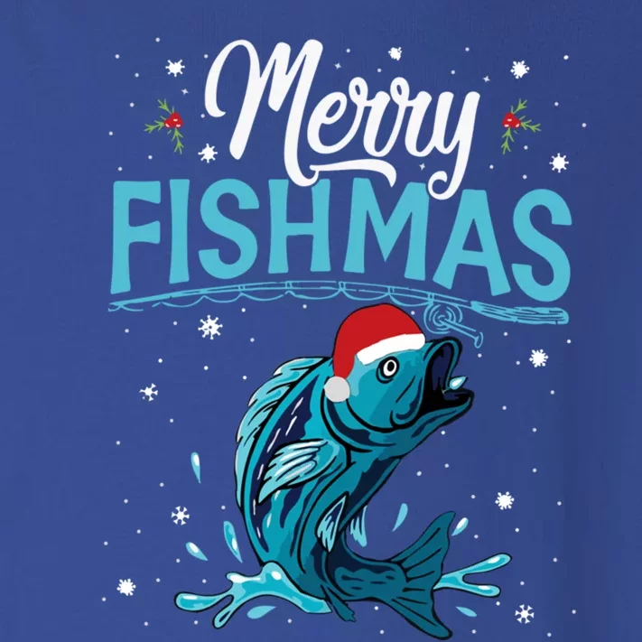 Funny Christmas Merry Fishmas Fishing Xmas Gift Cute Gift Toddler Long Sleeve Shirt