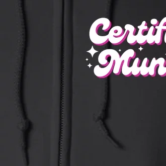 Funny Certified Munch Full Zip Hoodie