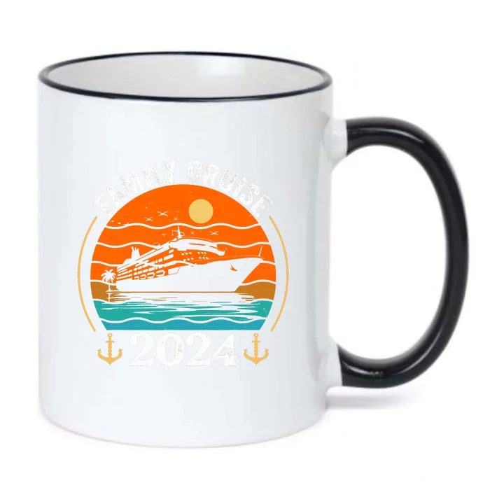 Family Cruise Matching 2024 Family Cruise Trip 2024 Black Color Changing Mug