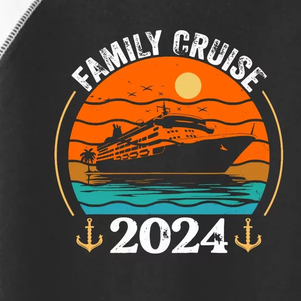 Family Cruise Matching 2024 Family Cruise Trip 2024 Toddler Fine Jersey T-Shirt