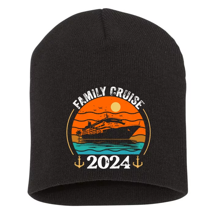 Family Cruise Matching 2024 Family Cruise Trip 2024 Short Acrylic Beanie