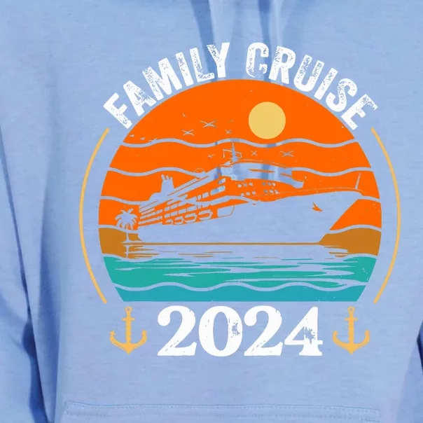 Family Cruise Matching 2024 Family Cruise Trip 2024 Unisex Surf Hoodie