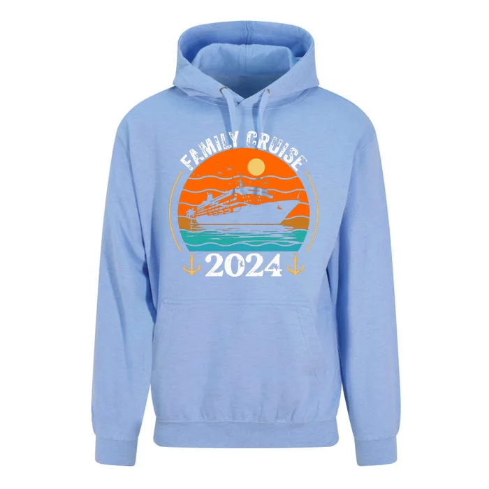 Family Cruise Matching 2024 Family Cruise Trip 2024 Unisex Surf Hoodie