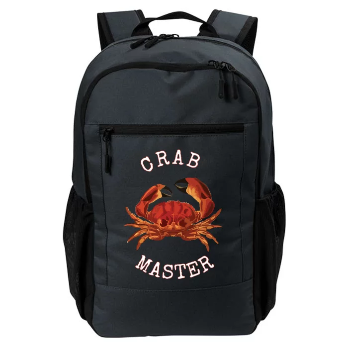 FUN CRAB MASTER I LOVE CRABBING & FISHING SEAFOOD HUNTER Daily Commute Backpack