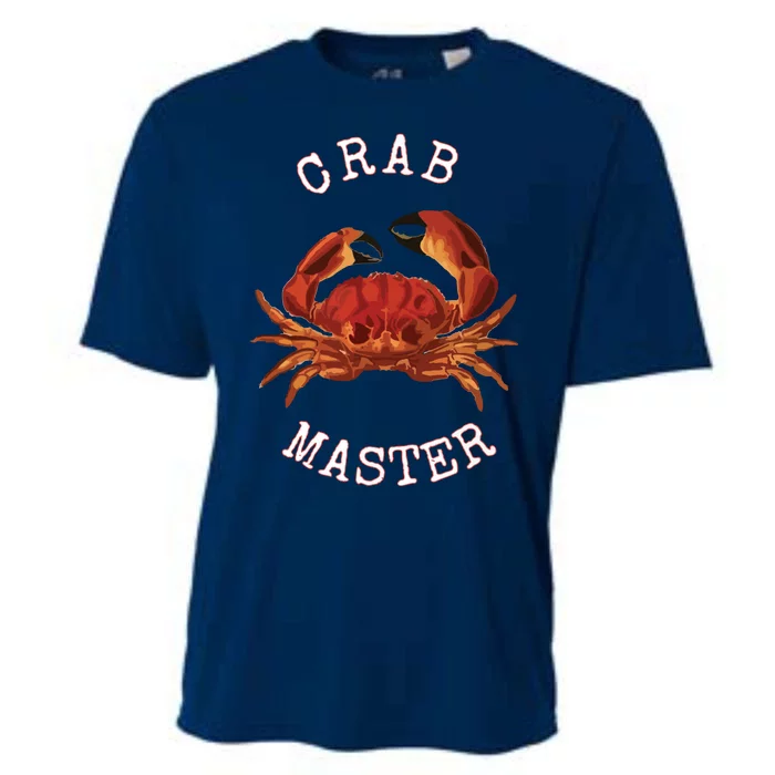 FUN CRAB MASTER I LOVE CRABBING & FISHING SEAFOOD HUNTER Cooling Performance Crew T-Shirt