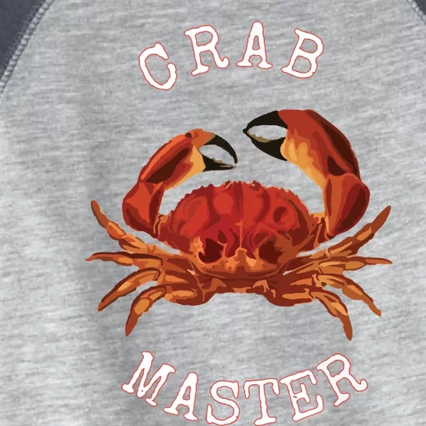 FUN CRAB MASTER I LOVE CRABBING & FISHING SEAFOOD HUNTER Toddler Fine Jersey T-Shirt