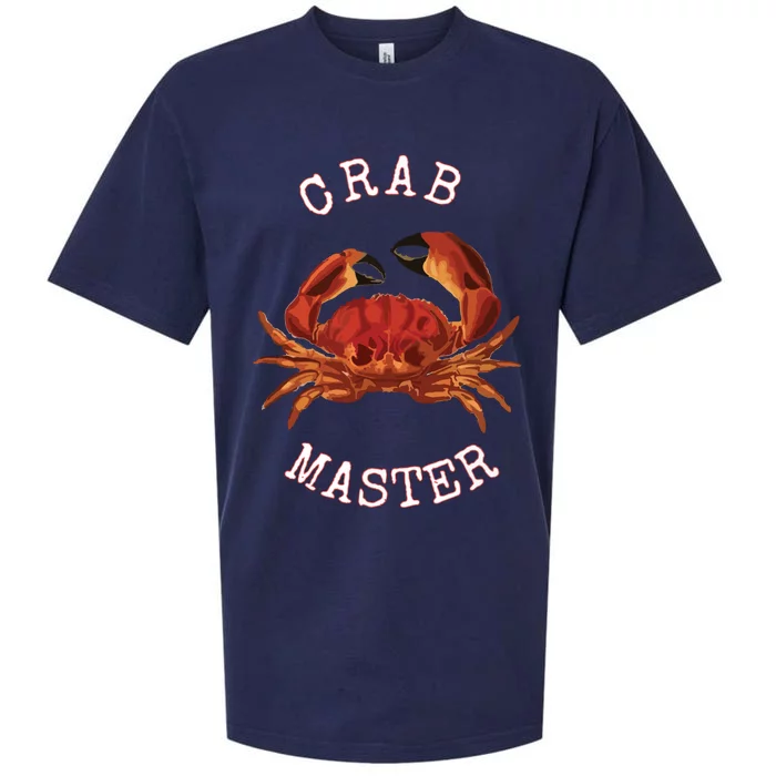 FUN CRAB MASTER I LOVE CRABBING & FISHING SEAFOOD HUNTER Sueded Cloud Jersey T-Shirt