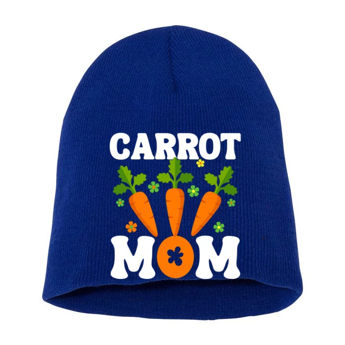 Funny Carrot Mom Fruit Vegetable Mothers' Day Gardener Meaningful Gift Short Acrylic Beanie