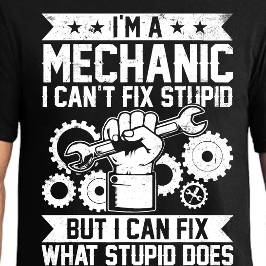 Funny Car Mechanic Engineer Auto Mechanic Pajama Set