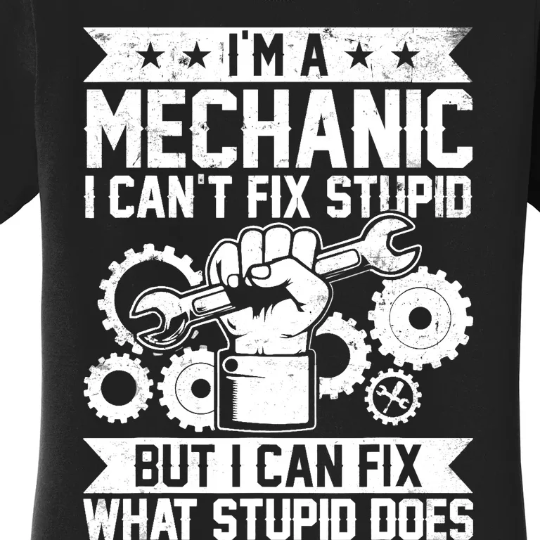 Funny Car Mechanic Engineer Auto Mechanic Women's T-Shirt