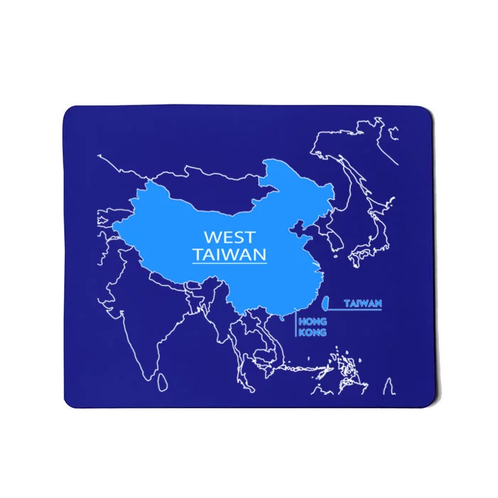 Funny China Map Define China Is West Taiwan Gift Mousepad