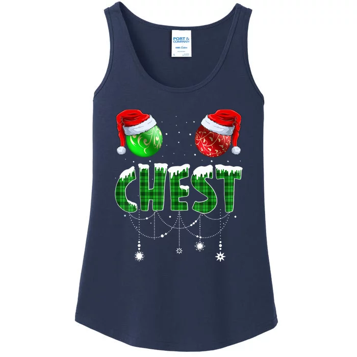 Funny Chest Nuts Christmas Chestnuts Matching Family Couples Gift Ladies Essential Tank