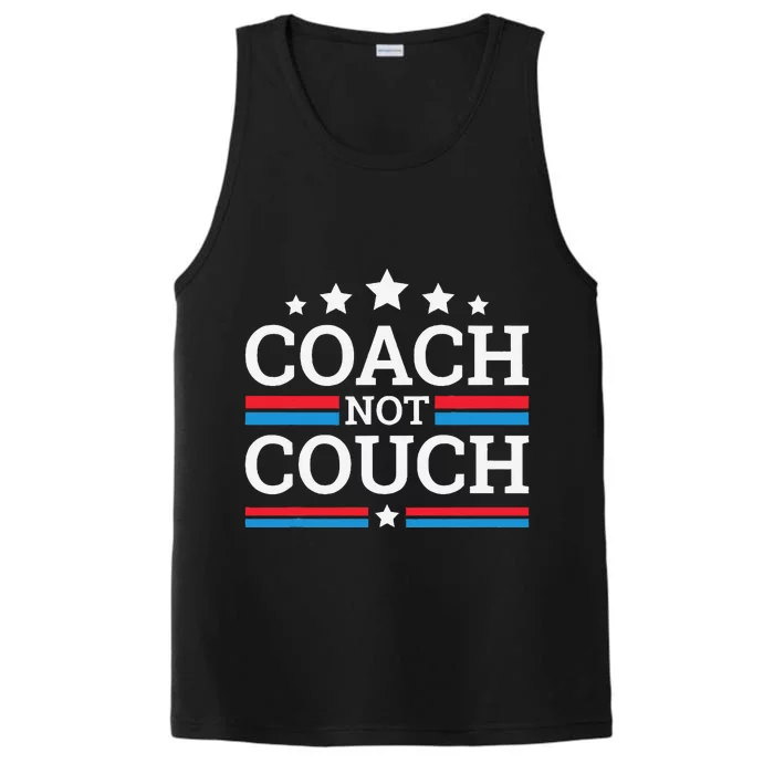 Funny Coach Not Couch 2024 Performance Tank