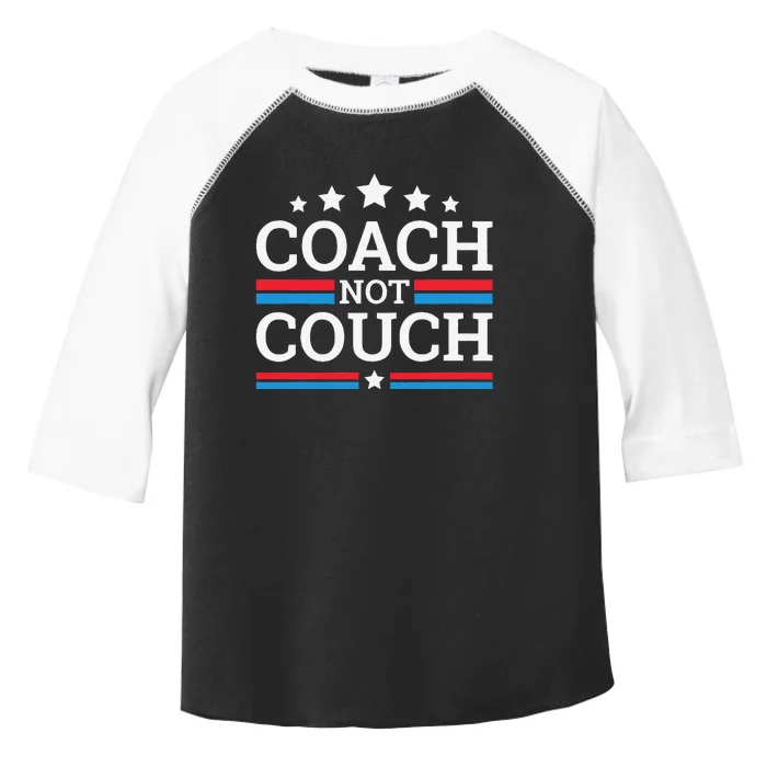 Funny Coach Not Couch 2024 Toddler Fine Jersey T-Shirt