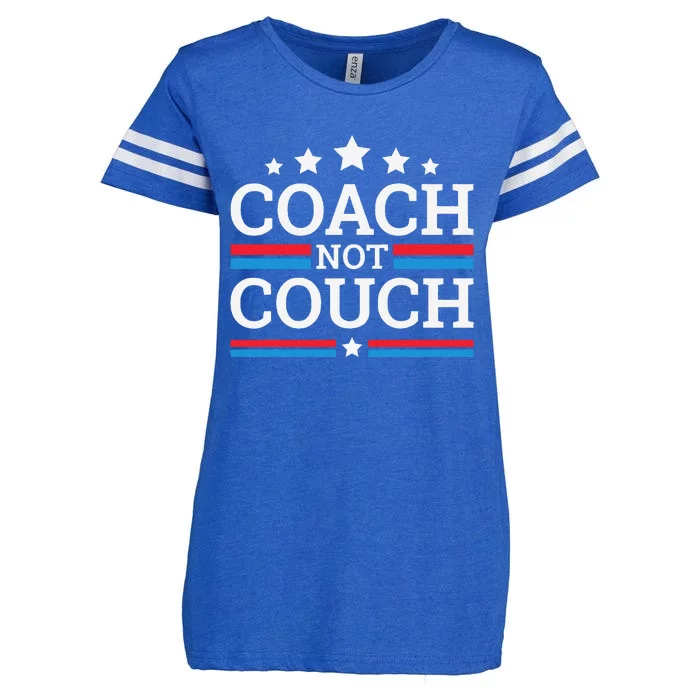 Funny Coach Not Couch 2024 Enza Ladies Jersey Football T-Shirt