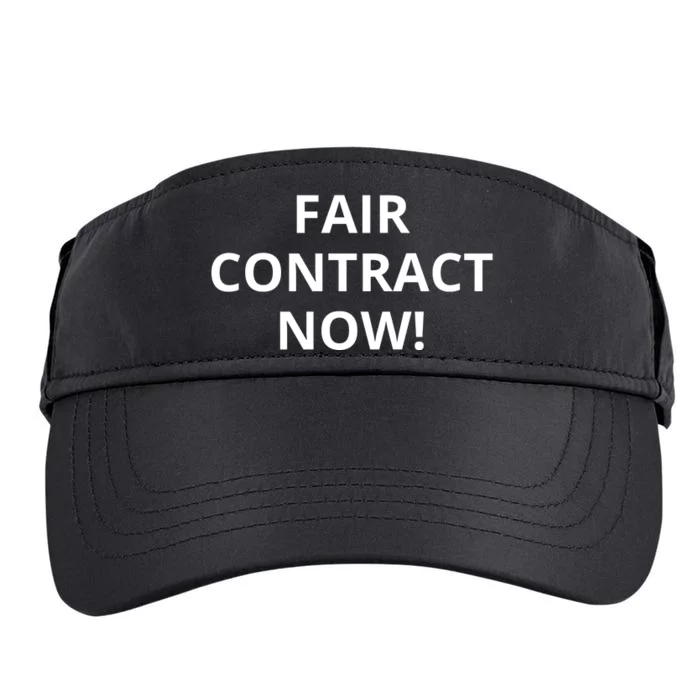 Fair Contract Now Adult Drive Performance Visor