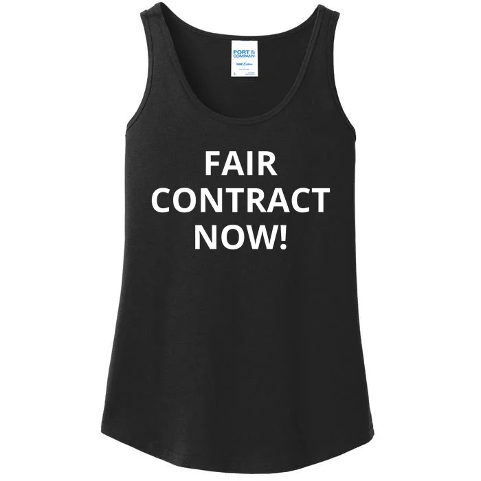 Fair Contract Now Ladies Essential Tank