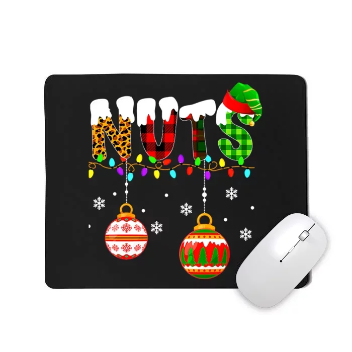 Funny Chest Nuts Couples Christmas Chestnuts Adult Matching Mousepad