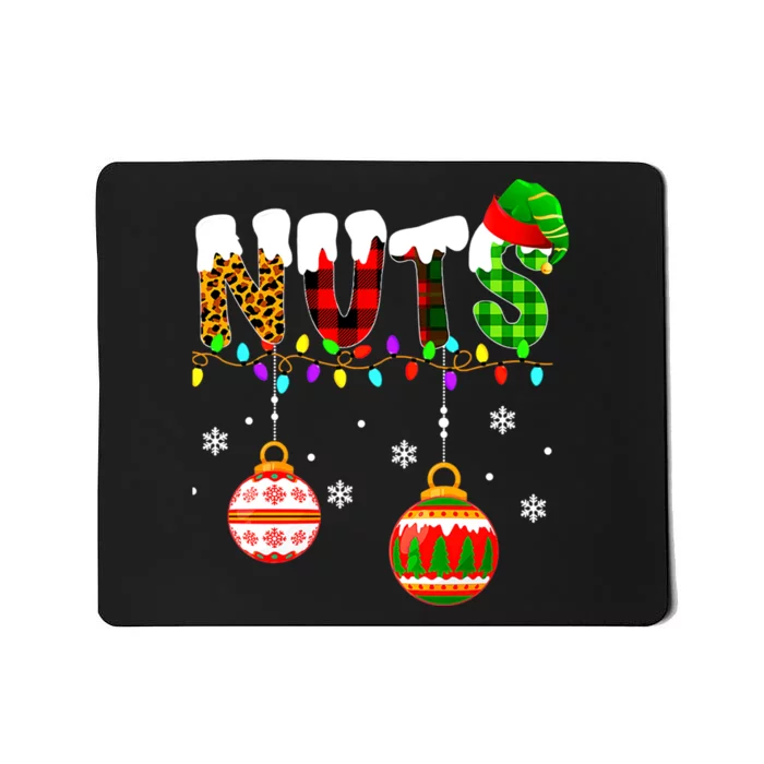 Funny Chest Nuts Couples Christmas Chestnuts Adult Matching Mousepad