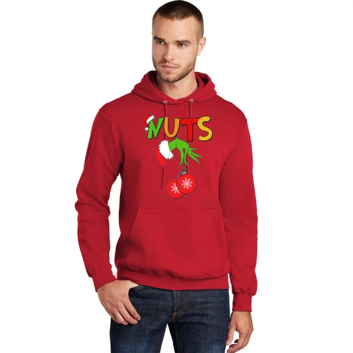 Funny Christmas Nuts Matching Couple Tall Hoodie