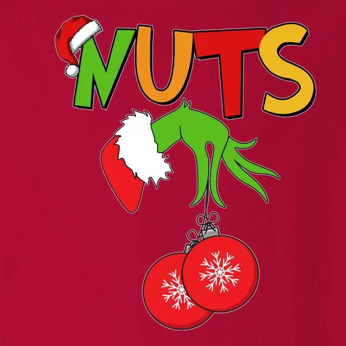 Funny Christmas Nuts Matching Couple Toddler Long Sleeve Shirt