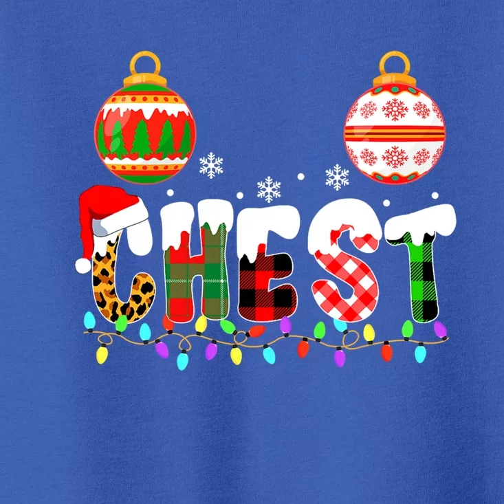 Funny Chest Nuts Couples Christmas Chestnuts Adult Matching Gift Toddler T-Shirt