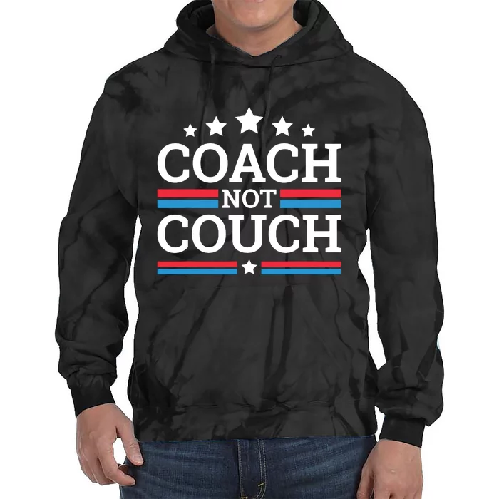 Funny Coach Not Couch 2024 Tie Dye Hoodie