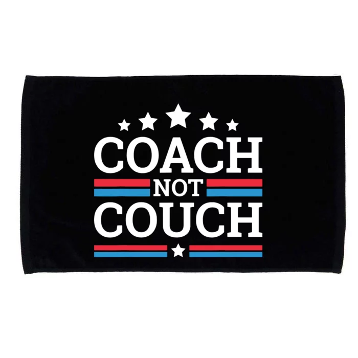 Funny Coach Not Couch 2024 Microfiber Hand Towel