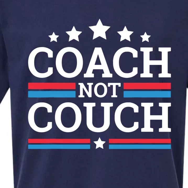 Funny Coach Not Couch 2024 Sueded Cloud Jersey T-Shirt