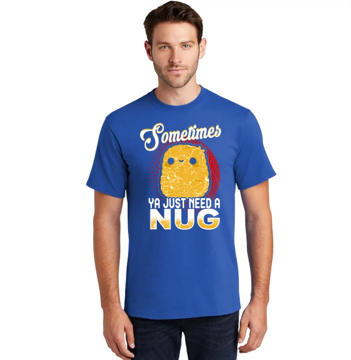 Funny Chicken Nugget Fast Food Cool Gift Tall T-Shirt