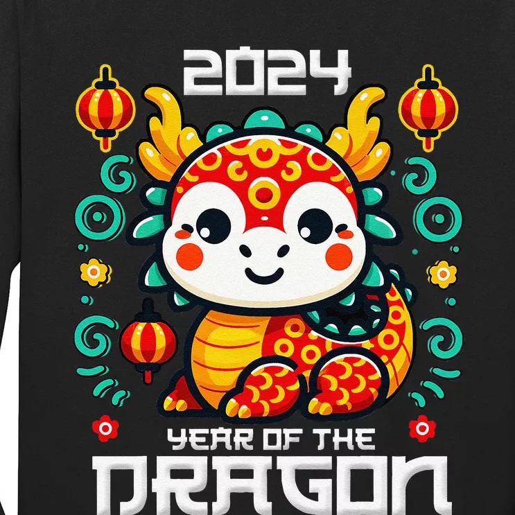 Funny Chinese New Year 2024 Year Of The Dragon 2024 Long Sleeve Shirt