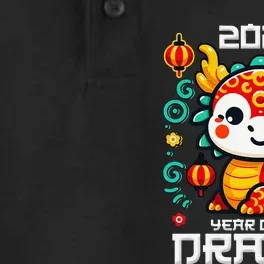 Funny Chinese New Year 2024 Year Of The Dragon 2024 Dry Zone Grid Performance Polo