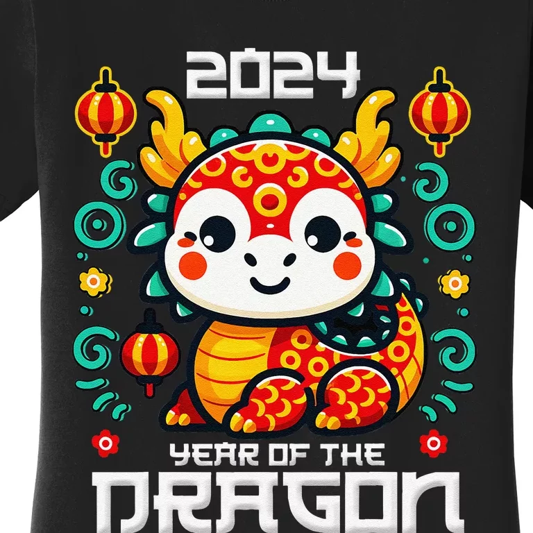 Funny Chinese New Year 2024 Year Of The Dragon 2024 Women's T-Shirt